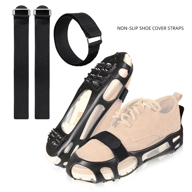 Harness Climbing Adjustable - 2Pcs Studs Anti-Skid Crampons Shoe Cover
