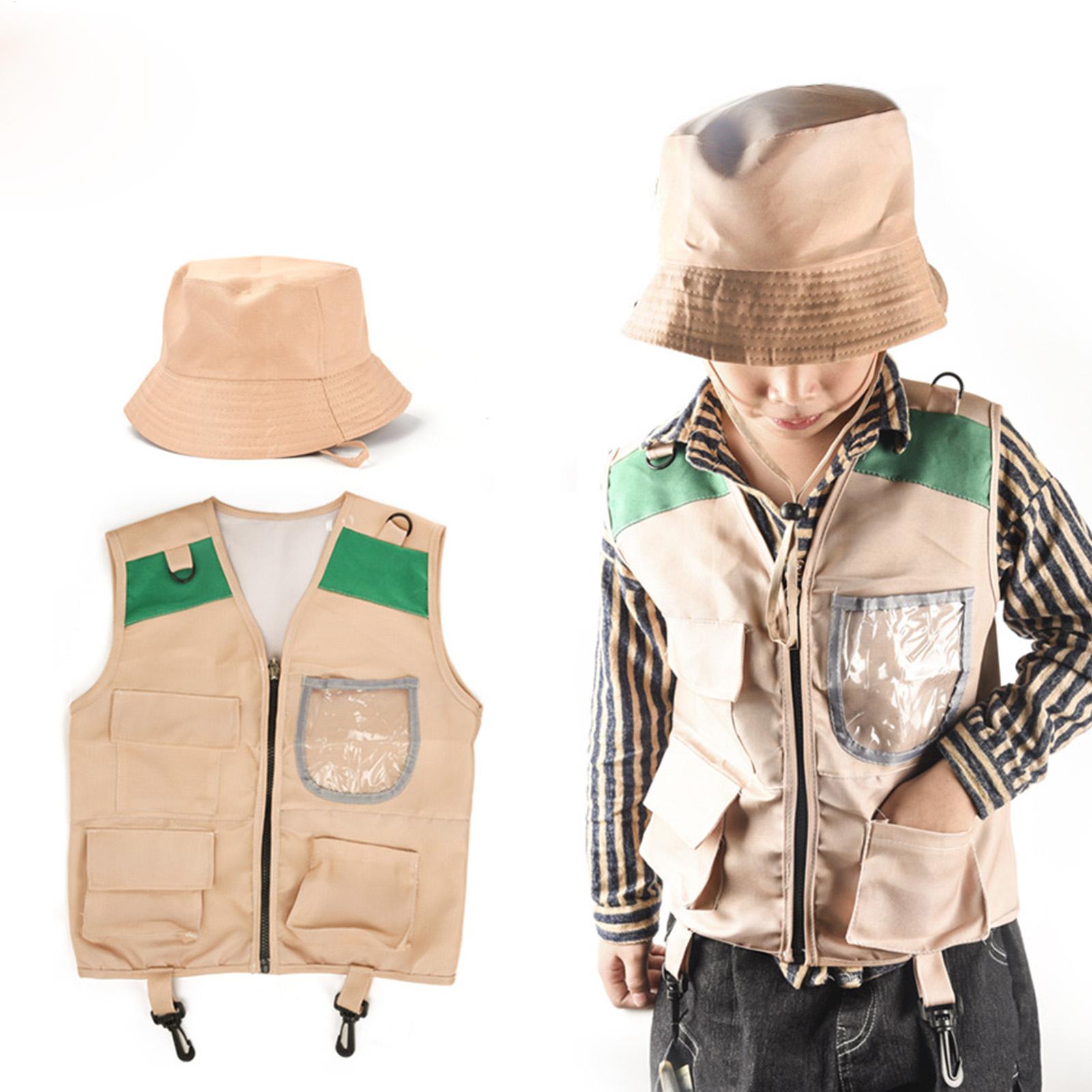 Outdoor Adventure With Kids - Kids Explorer hat and vest Costume