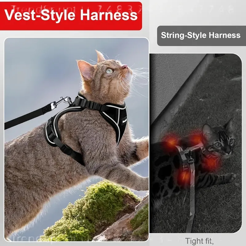 Cat Harness And Leash Set Anti - Outdoor Adventure Kit review and price