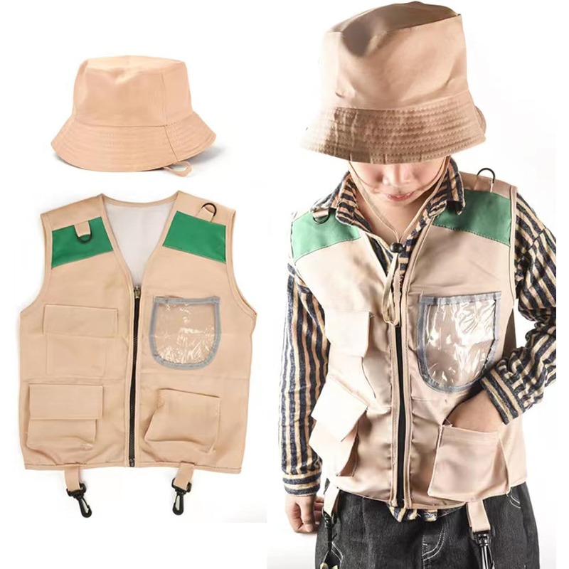 Safari Costume with Cargo Vest - Outdoor Adventure Girls review and price