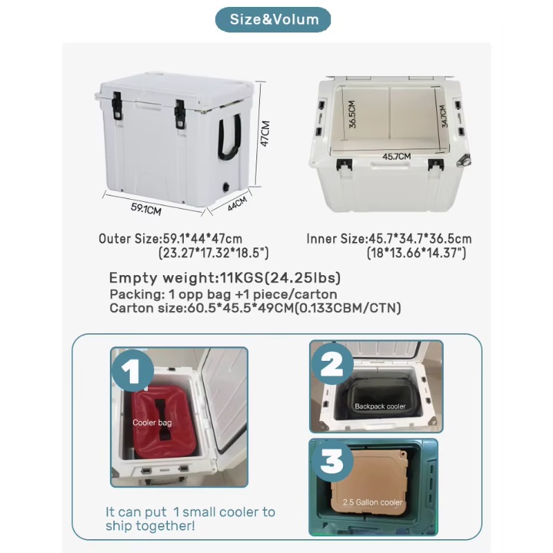 55QT Commercial Grade Rotomold - Outdoor Adventure Box review and price