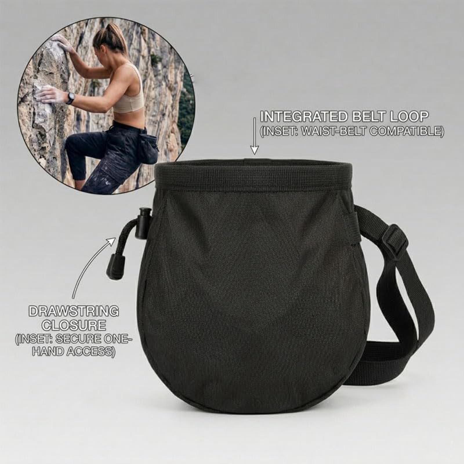 Chalk Bag for Rock Climbing Ad - Harness Climbing Adjustable review and price