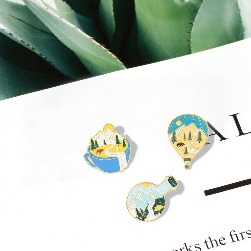 Camping Adventure Enamel Pins  - Outdoor Adventure With Kids review and price