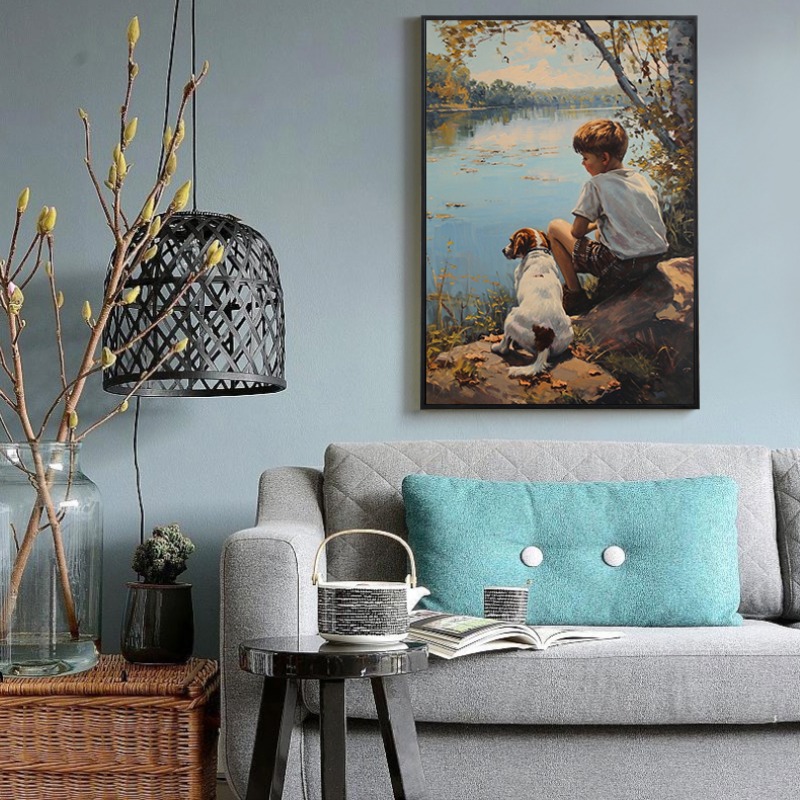 Vintage Boys Room Art Poster B - Outdoor Adventure With Kids review and price