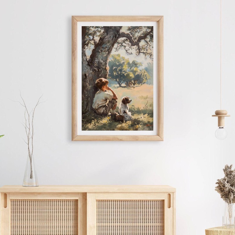 Vintage Boys Room Art Poster B - Outdoor Adventure With Kids review and price