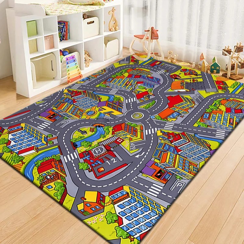 Colorful Kids City Map Play Ma - Outdoor Adventure With Kids review and price