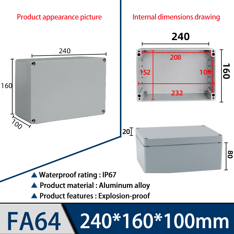 FA64 cast aluminum junction bo - Outdoor Adventure Box review and price