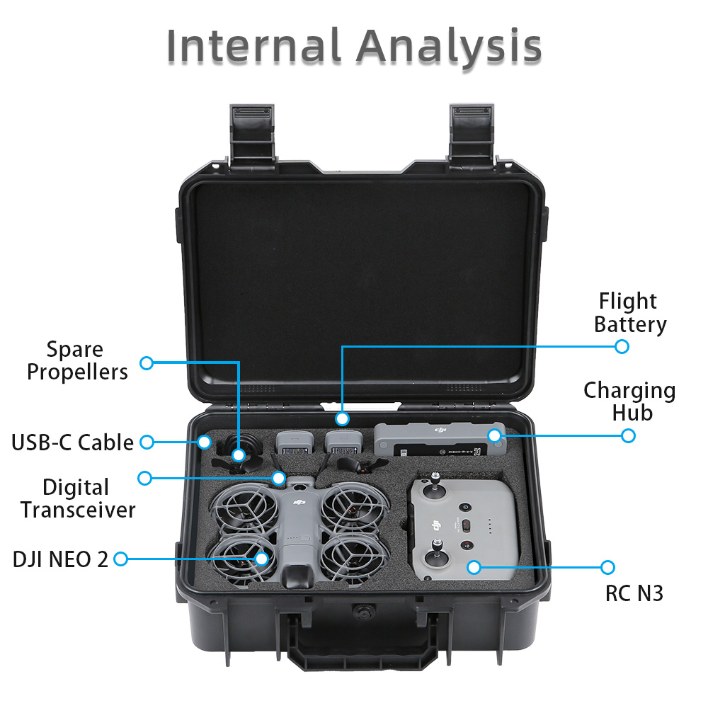 For DJI NEO 2 Case Bag Explosi - Outdoor Adventure Box review and price