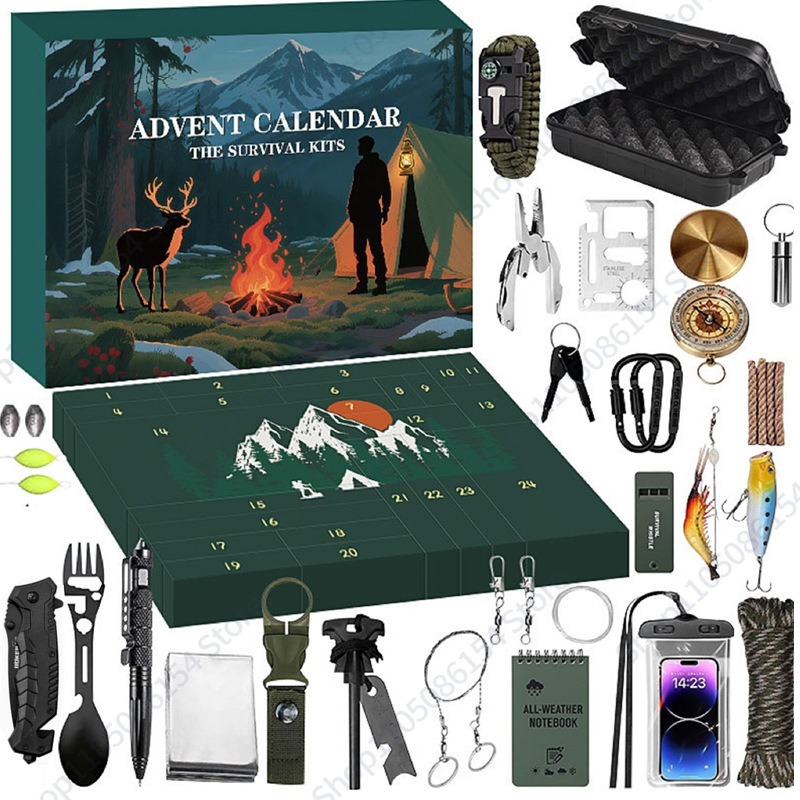 Outdoor Survival Tools Set Mul - Outdoor Adventure Box review and price