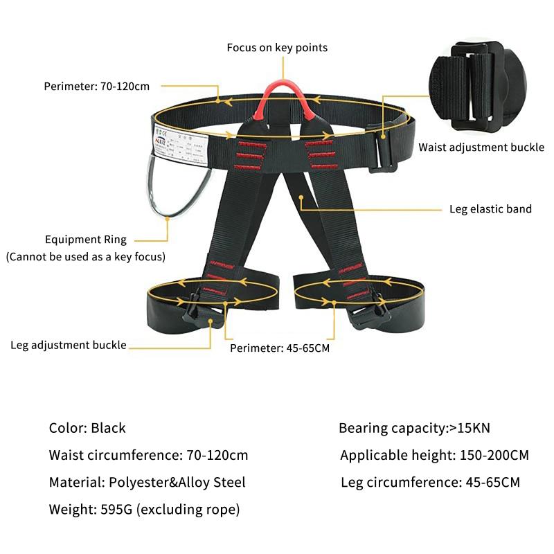 Climbing Harness Half Body Ant - Harness Climbing Adjustable review and price